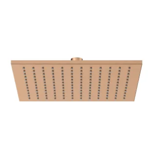 Herzbach LIVING SPA Slim-Regenbrause 250x250mm Copper Steel, 11.600250.2.39 11.600250.2.39