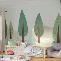 Bellabino Kinderbett Vere mit Rausfallschutz und Lattenrost (natur, Kiefer Massivholz), Bodenbett verfügbar in 80x160 & 90/120/140x200 cm