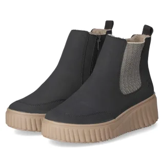 Rieker Chelsea Boots - Gr. 39 - Blau - Synthetik
