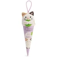 Nici Schlüsselanhänger NICI Schlüsselanhänger Katze Angy mit Kleeblatt moodie mit Loop beige
