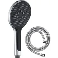 Sumerain Handbrause Duschkopf mit Schlauch,  Handbrause mit Schlauch 1.5M, , (duschkopf wassersparend, duschschlauch mit duschkopf), 3 jet types duschkopf druckerhöhend