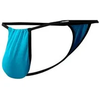 CUT4MEN String Türkiser Herren String blickdicht elastisch Männer Slip knapp geschnit