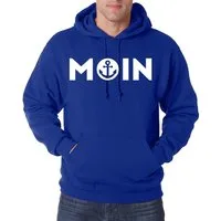 Youth Designz Kapuzenpullover Moin Spruch Herren Hoodie Pullover mit modischem Anker Logo Aufdruck