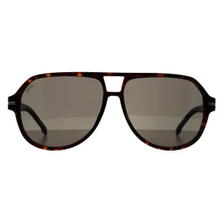 Hugo Boss Aviator Herren Dunkel Havanna Grau BOSS 1507/S