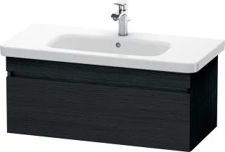 Duravit DuraStyle Waschtischunterbau wandhängend Eiche Schwarz Matt 930x448x398 mm - DS638201616 DS638201616