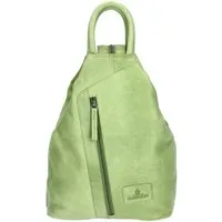 The Skandinavian Brand Freizeitrucksack The Skandinavian Brand Damen Leder Rucksack Green (1-tlg)