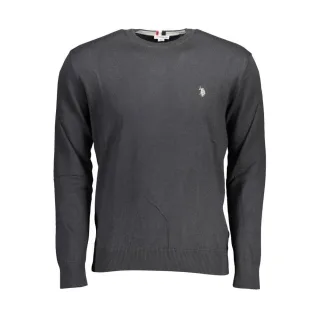 U.S. POLO ASSN. Schwarzes Baumwoll-Sweatshirt