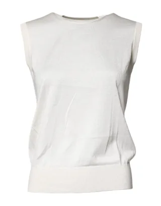 Ärmelloses Stricktop