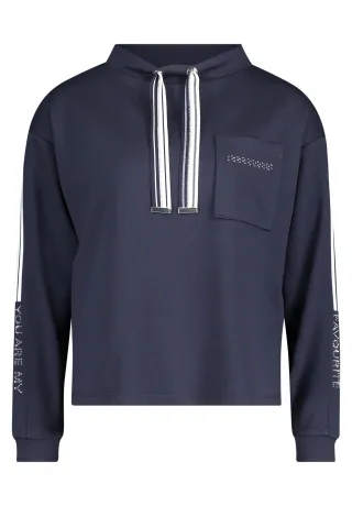betty barclay - so cosy - - Sweatshirt dunkelblau - Gr. - 42