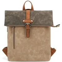 MIRROSI Rucksack Unisex auch als Crossbody Bag 2 in 1, Elegant (35x(41+10)x12cm), aus hochwertigem Kunstleder, Tagesrucksack, Daypack
