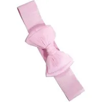 Banned Taillengürtel Bella Belt Rosa Vintage Schleife Retro Stretchgürtel