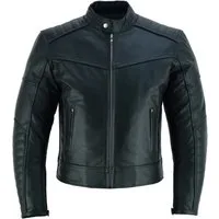 PROANTI Motorradjacke PROANTI Motorradjacke elegante Biker Chopper Leder Jacke
