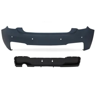 Heck Stoßstange Heckstoßstange Hinten (Sport Paket) SET für Ihren BMW 1er F20 ab 2011-2015