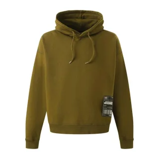 Dsquared2 Patch Design Relaxed Fit Military Green Hoodie