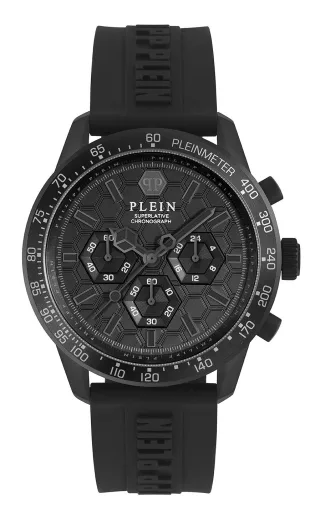 Philipp Plein Pleinmeter Herren Schwarz Uhr PWPYA0324
