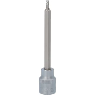 KS TOOLS 3/8" Bit-Stecknuss Innensechskant mit Kugelkopf, lang - 911.5393