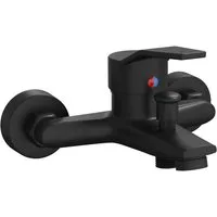 vidaXL Regenduschkopf Duschmischer Schwarz G 1 / 2 Zoll, (1-tlg)