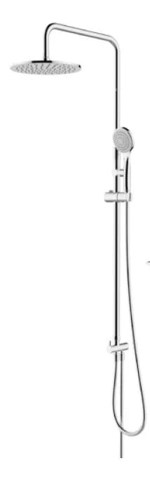 Kaja Style Standregenbrausesystem mit, Regenbrause D300mm chrom, 27506-C 27506-C