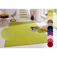 HANSE Home Teppich Fancy, rechteckig, Höhe: 7 mm, Kurzflor, Läufer, uni, gekettelt, Wohnzimmer, Schlafzimmer, Esszimmer