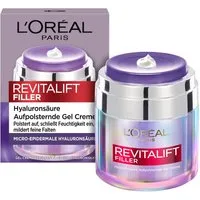 L'ORÉAL PARIS Gesichtsgel REVITALIFT FILLER GEL-CREME, mit Hyaluron, polstert auf und mildert feine Falten