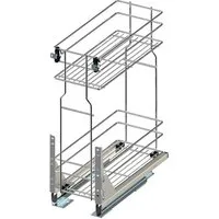 Prima-Online Auszugsunterschrank Unterschrankauszug Küchenauszug Schrankauszug Bodenschiene 150-600 mm