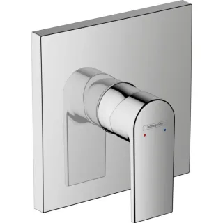 hansgrohe Vernis Shape Fertigmontageset 71668000 Unterputz-Brausearmatur, 1 Verbraucher, chrom