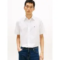 Tommy Hilfiger Kurzarmhemd FLEX POPLIN PRINT Regular Fit