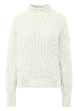 qs - Strickpullover creme - Gr. - L