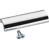 SO-TECH® Möbelgriff Griffleiste EMMA BA 96 - 320 mm, inkl. Schrauben (1-St), BA 96 mm Chrom poliert von SCHÜCO ALU COMPETENCE