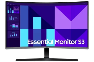 Samsung Essential S3 S32D396GAU Curved-Monitor 81.3cm (32") Full HD | ls32d396gauxen | VA - 4ms