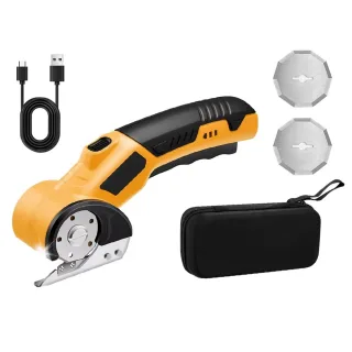 Cordless Electric Scissors Brushless Motor 3.6V Lithium-Ion Battery 2000mAh Tungsten Steel Blade Ultra-Quiet Design for