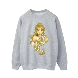 Disney - "Beauty And The Beast Never Judge" Sweatshirt für Herren (Grau)