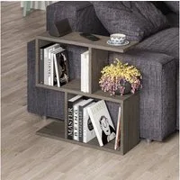 Decortie Beistelltisch Homemania, Modern Seite Ende Beistelltisch, Couchtisch, 60 x 19,5 x 60 cm