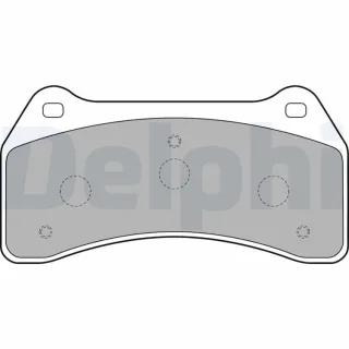 Delphi Bremsbel?ge vorne Jaguar S-Type Xj LP1770
