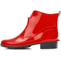Ladeheid Gummistiefeletten LA-930 kurze Boots für Frauen Gummistiefel Damen wasserfest und bequem