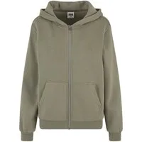 URBAN CLASSICS Sweatjacke Urban Classics Ladies Fluffy Zip Cardigan