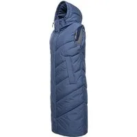 Ragwear Steppweste Suminka Vest Wasserdichte, lange Damen Winterweste