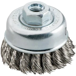 Metabo Topfbürste Edelstahldraht, gezopt, rostfrei, Drahtstärke 0,35 mm - 623801000