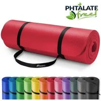 TRESKO Gymnastikmatte rutschfest mit Tragegurt Sportmatte gepolstert, Yogamatte Gymnastikmatte Dick Fitnessmatte