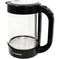 BOSCH Wasserkocher Bosch TWK70B03 Wasserkocher Glas 1,7 l Schwarz
