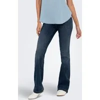 ONLY Bootcut-Jeans ONLPOWER MID WAIST PUSH UP FLARED DNM elastischer Denim