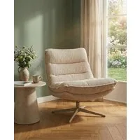 OTTO home Sessel AVAA, Loungesessel im softem Cord-Bezug, 360° Grad drehbar, Relax- und TV-Sessel