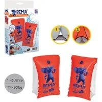 Happy People Schwimmflügel BEMA Schwimmflügel Größe 0 11-30kg orange/blau 14,5x19,5cm 2 Stück