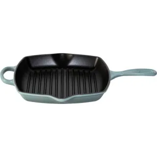 Le Creuset Grillpfanne Gusseisen Quad. Sea Salt 26 cm