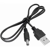 Bolwins B62 USB Stromkabel Kabel auf DC Hohlstecker 5.5 x 2.1mm Ladekabel 50cm Netzkabel, USB Typ A, DC-Stecker (50 cm), USB A auf DC