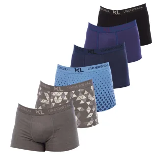 Packung mit 6 Einheiten Boxershorts für Herren KLBP6