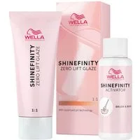 Wella Professionals Haartönung Shinefinity Zero Lift Glaze 60 ml + Brush & Bowl Activator 60 ml