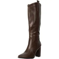 Salinyang Damen Stiefel mit Blockabsatz – Elegante kniehohe Boots in Lederoptik Stiefel