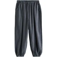 Next Leinenhose Leinenhose mit Bündchen (1-tlg)