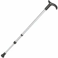 REBOTEC Rehabilitationsmittel GmbH Gehstock Rebotec Gehstock Simplex Carbon-Optik höhenverstellbar 73–96 cm, Einzelartikel, 1-tlg., 1 Gehstock, 10-fach höhenverstellbar, Fritzgriff, rutschfester Gummifuß